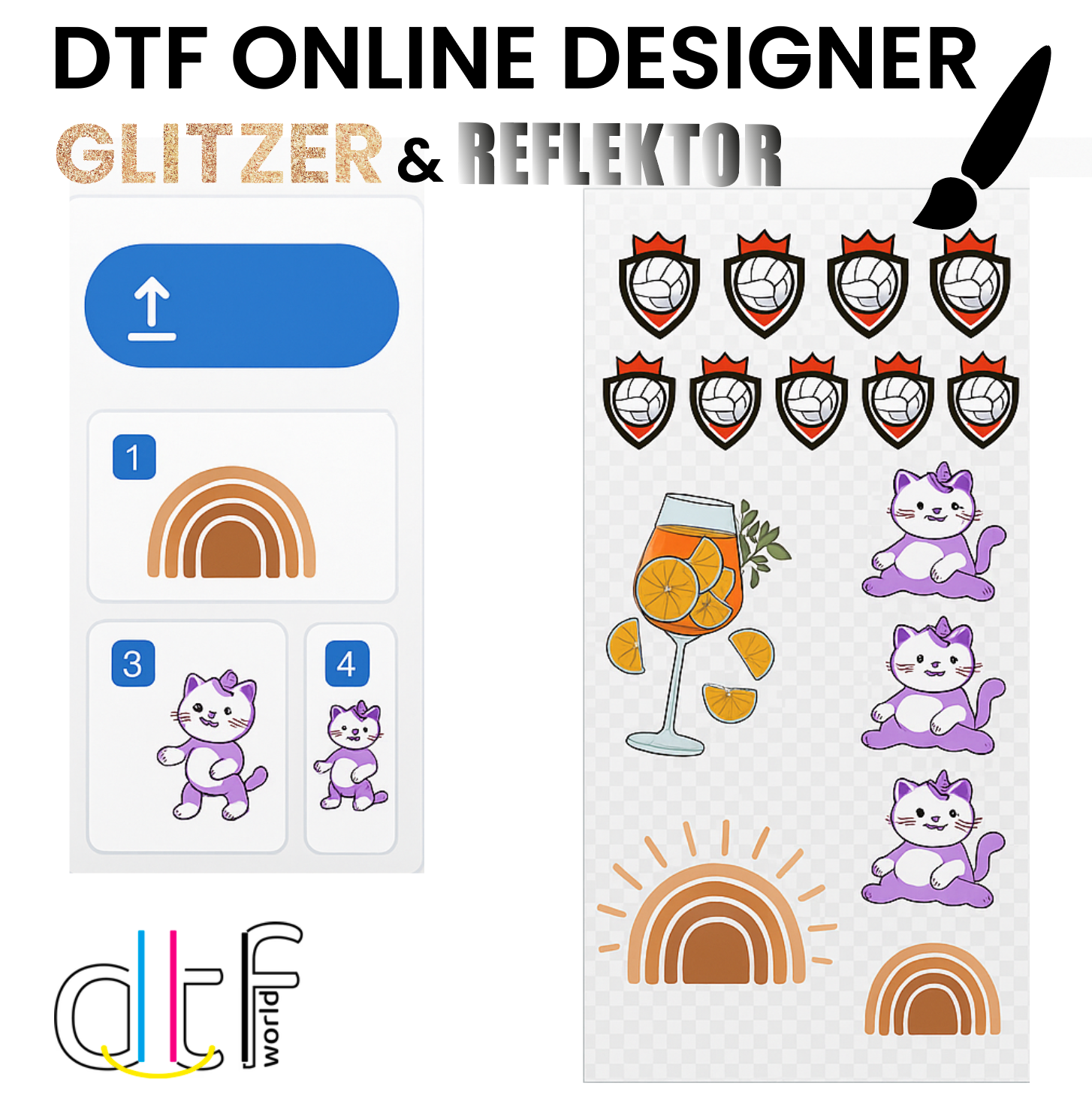 DTF Designer Effektfolien